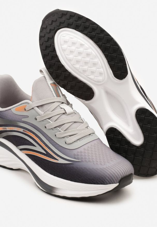 Born2be - Jasnoszare Buty Sportowe Sneakersy na Piankowej Podeszwie Linasela. Okazja: na co dzień. Kolor: szary. Materiał: jeans. Szerokość cholewki: normalna