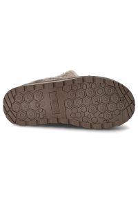 Big-Star - Śniegowce damskie Big Star, ocieplane futerkiem na grubej platformie z okrągłym noskiem, brązowe, SS274112. Nosek buta: okrągły. Zapięcie: sznurówki. Kolor: brązowy. Materiał: futro, materiał. Szerokość cholewki: normalna. Sezon: zima. Obcas: na platformie #2