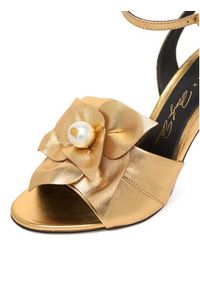 Gino Rossi - GINO ROSSI Sandały CEO-ROSE-LT2158-2 Złoty. Kolor: złoty. Materiał: skóra #5