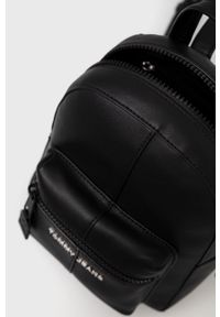 Tommy Jeans plecak AW0AW11831.9BYY damski kolor czarny mały gładki. Kolor: czarny. Wzór: gładki #2