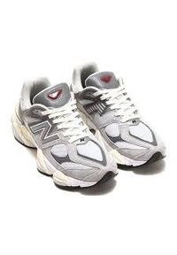 Buty New Balance 9060 Szare Unisex Lifestyle. Okazja: na co dzień. Kolor: wielokolorowy, szary, beżowy. Materiał: skóra. Sport: bieganie #1