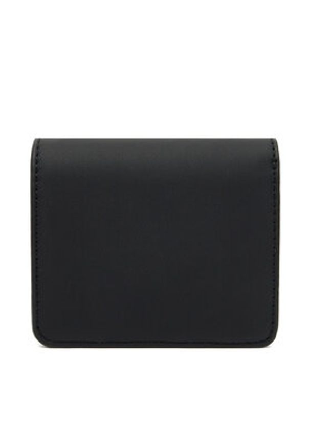 Love Moschino - LOVE MOSCHINO Mały Portfel Damski JC5612PP1NKD0000 Czarny. Kolor: czarny. Materiał: skóra