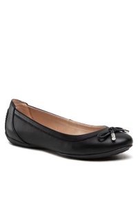 Geox Baleriny D Charlene B D02Y7B 000BC C9999 Czarny. Kolor: czarny. Materiał: skóra