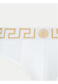 VERSACE - Versace Komplet 2 par slipów AU10180 1A10011 Biały. Kolor: biały. Materiał: bawełna #4