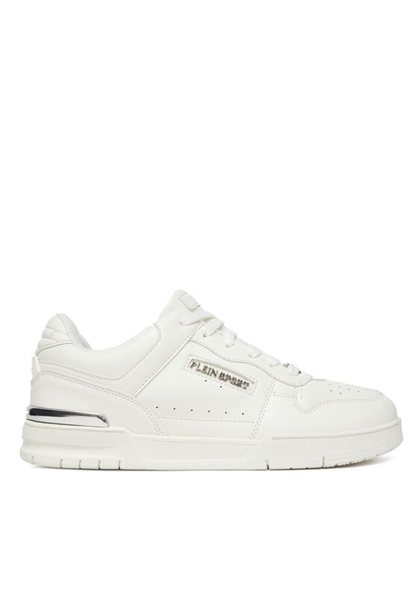 Plein Sport Sneakersy Viper II Core FAES USC0794 SLE004N Biały. Kolor: biały. Materiał: skóra