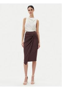 Rinascimento Spódnica CFC0123489003 Brązowy Regular Fit. Kolor: brązowy. Materiał: syntetyk #3