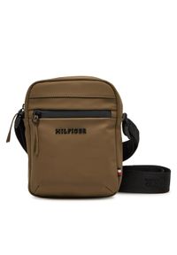 TOMMY HILFIGER - Tommy Hilfiger Saszetka Th Tpu Mini Reporter AM0AM13498 Brązowy. Kolor: brązowy. Materiał: skóra