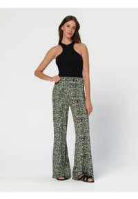 Sinsay - Wiskozowe spodnie wide leg - wielobarwny #1