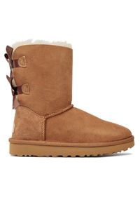 Ugg Śniegowce W Bailey Bow II 1016225 Brązowy. Kolor: brązowy. Materiał: skóra