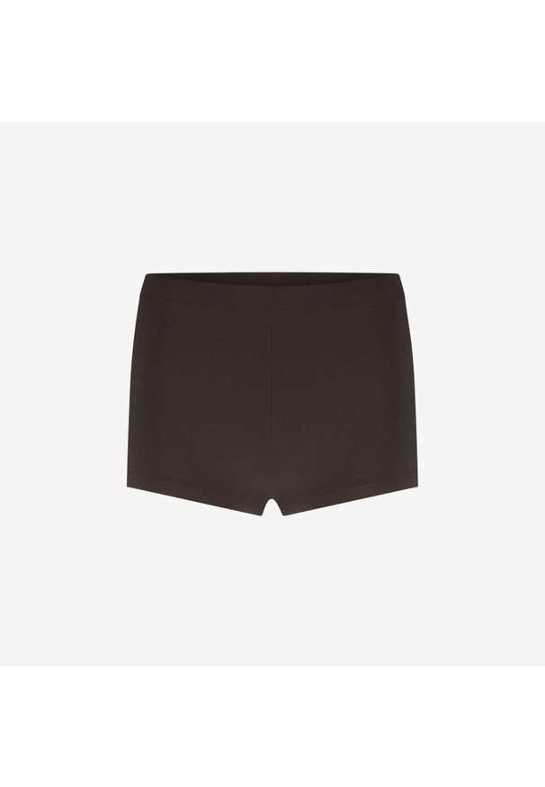 WALLIEN - Damskie premium hotpants do pływania, surfingu & wiosłowania - Brązowe. Kolor: brązowy. Materiał: tkanina