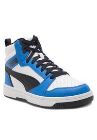 Puma Sneakersy Rebound V6 Mid Jr* 393831 06 Niebieski. Kolor: niebieski. Materiał: skóra #3