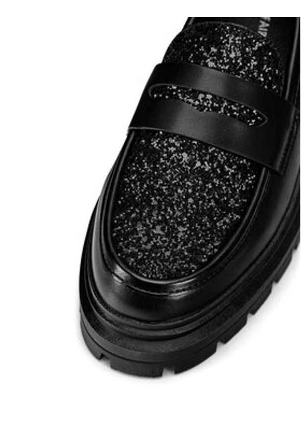 Jenny Fairy Loafersy HY58682-8B Czarny. Kolor: czarny. Materiał: skóra