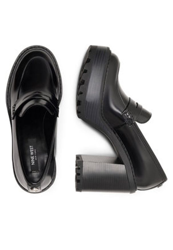 Nine West Półbuty NAHIDA 13151T Czarny. Kolor: czarny. Materiał: syntetyk