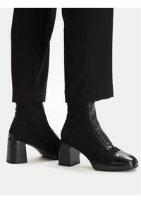 Hispanitas Botki HI254230 Czarny. Kolor: czarny. Materiał: materiał #1