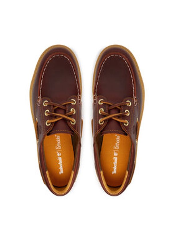 Timberland Loafersy Stone Street Boat TB0A2QDMD571 Brązowy. Kolor: brązowy. Materiał: skóra. Styl: street