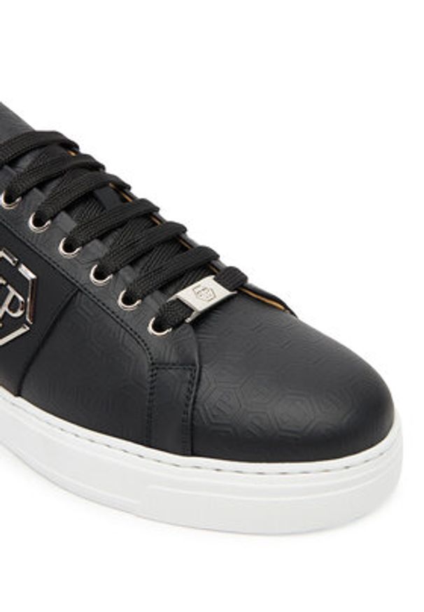 Philipp Plein - PHILIPP PLEIN Sneakersy PAES USC0768 PLE005N02 Czarny. Kolor: czarny. Materiał: skóra