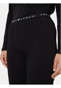 Emporio Armani Underwear Piżama 164729 4F227 00020 Czarny Regular Fit. Kolor: czarny. Materiał: bawełna