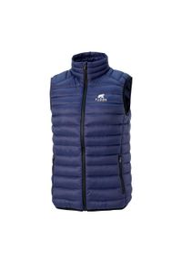 FJORK MERINO - Damska kurtka puchowa bez rękawów Merino Nordend. Kolor: niebieski. Materiał: poliamid, puch, wełna. Długość rękawa: bez rękawów. Sezon: lato