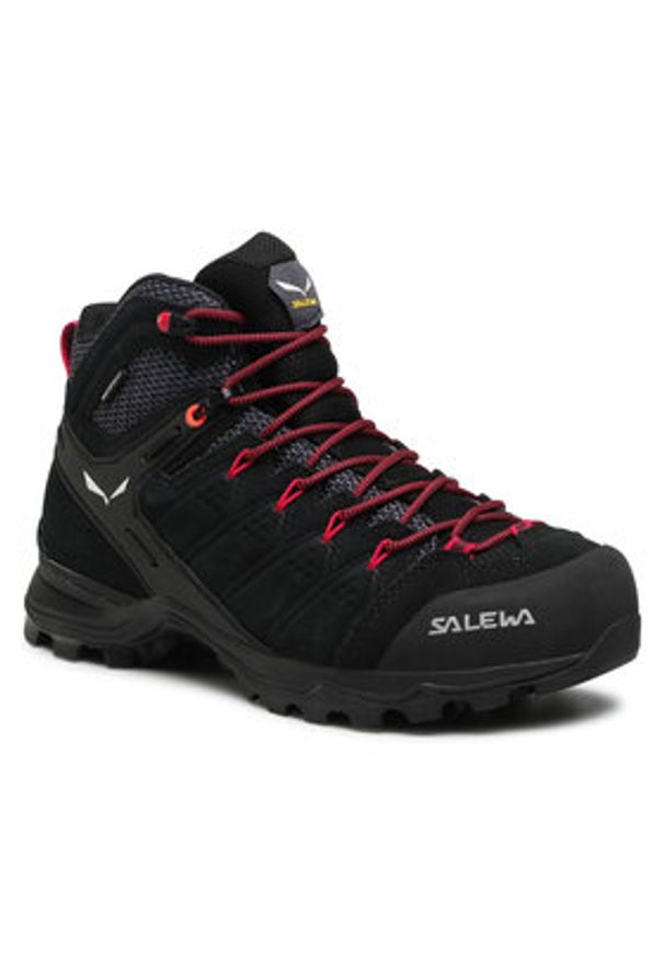 Salewa Trekkingi Ws Alp Mate Mid Wp 61385-0998 Czarny. Kolor: czarny. Materiał: zamsz, skóra