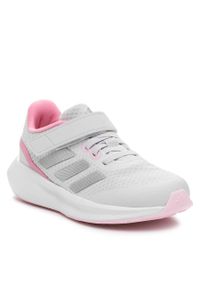 Adidas - Buty adidas RunFalcon 3.0 Elastic Lace Top Strap IG7278 Dshgry/Silvmt/Blipnk. Kolor: szary. Materiał: materiał. Sport: bieganie