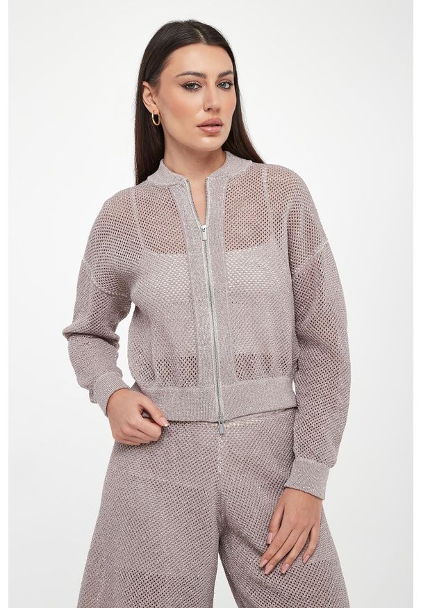 Kardigan damski lureksowy PESERICO