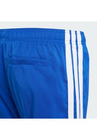 Adidas - Szorty 3-Stripes Swim Kids. Kolor: biały, wielokolorowy, niebieski. Materiał: materiał