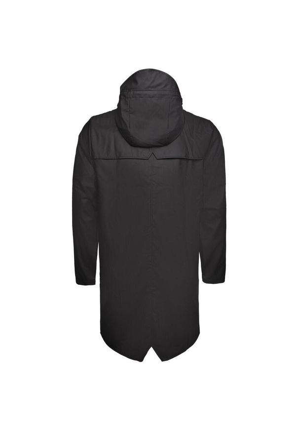 Kurtka Rains Long Jacket W3. Kolor: czarny. Sport: turystyka piesza