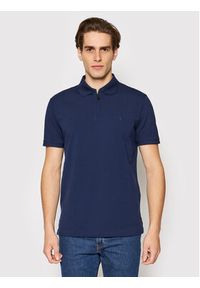 Polo Ralph Lauren Polo 710842622003 Granatowy Slim Fit. Typ kołnierza: polo. Kolor: niebieski. Materiał: bawełna