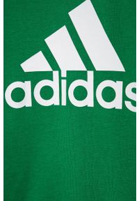 Adidas - adidas - Bluza dziecięca 104-176 cm. Okazja: na co dzień. Kolor: zielony. Materiał: bawełna, poliester, dzianina, wiskoza. Wzór: nadruk. Styl: casual #2
