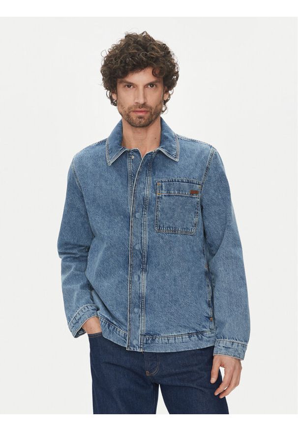 Liu Jo Kurtka jeansowa QA5300 D0257 78263 Granatowy Regular Fit. Kolor: niebieski. Materiał: bawełna