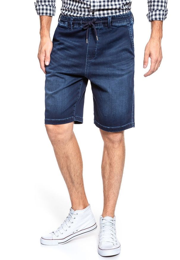 Mustang - SPODENKI MUSTANG Palm Beach Shorts Denim Blue 1009605 5000 842. Stan: podwyższony. Materiał: denim