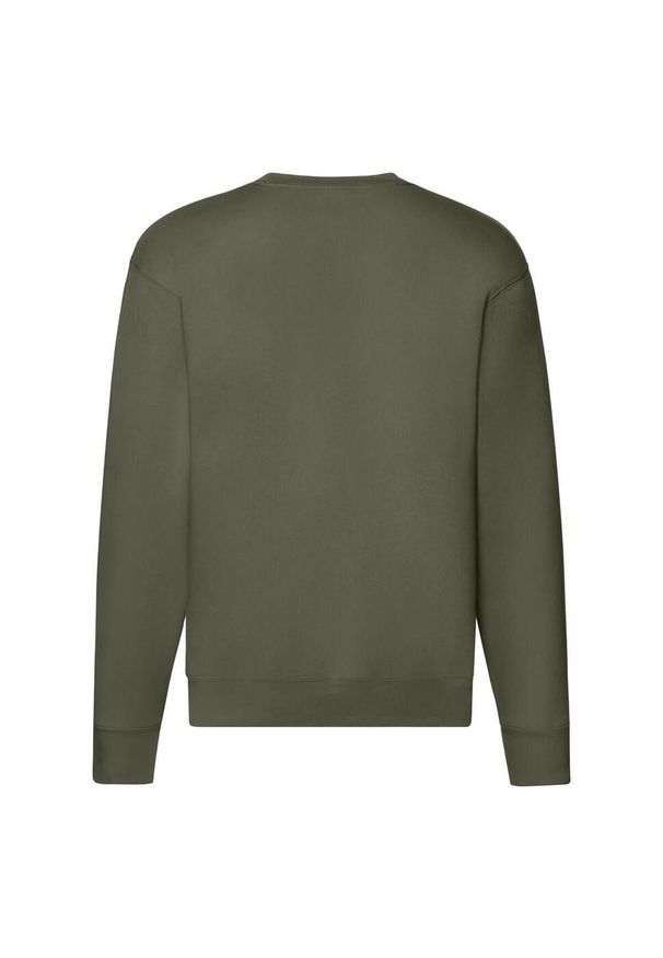 FRUIT OF THE LOOM - Męska Bluza Rozpinana Premium. Kolor: zielony