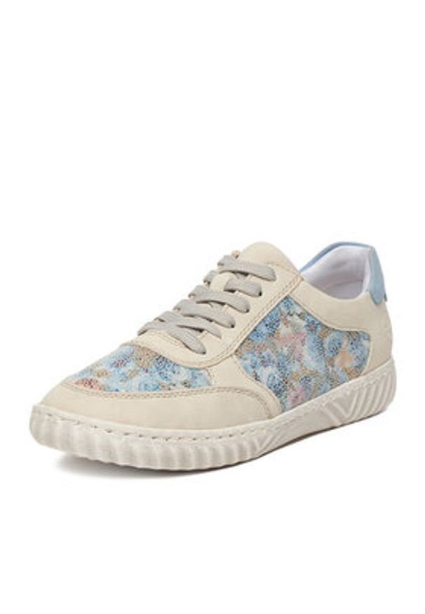 Rieker Sneakersy N0904-90 Niebieski. Kolor: niebieski. Materiał: materiał