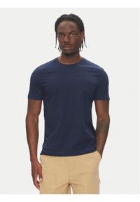 Robe di Kappa T-Shirt Dorel 64131EW Granatowy Regular Fit. Kolor: niebieski. Materiał: bawełna