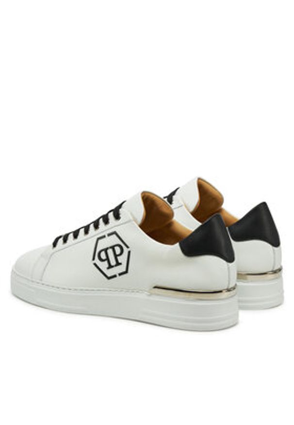 Philipp Plein - PHILIPP PLEIN Sneakersy SAES USC0692 PLE075 Czarny. Kolor: czarny. Materiał: skóra