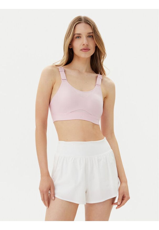Under Armour Biustonosz sportowy Ua Infinity High 1384112 Różowy. Kolor: różowy. Materiał: syntetyk