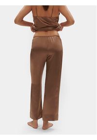 Simone Pérèle Spodnie piżamowe Dream 15B660 Beżowy Comfort Fit. Kolor: beżowy. Materiał: jedwab #3