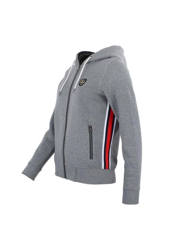 PEAK MOUNTAIN - Damska bluza polarowa Peak Mountain Acharles. Kolor: szary. Materiał: polar. Sezon: zima. Sport: narciarstwo