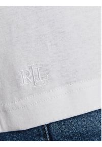 Lauren Ralph Lauren - LAUREN RALPH LAUREN T-Shirt ILN62373 Biały Regular Fit. Kolor: biały. Materiał: bawełna