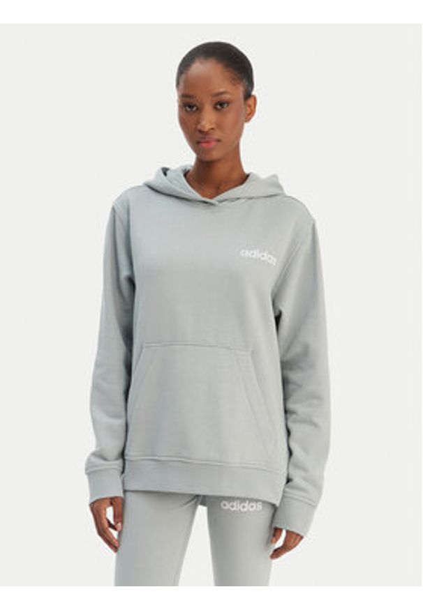 Adidas - adidas Komplet bluza i legginsy Leisure KB8448 Zielony Regular Fit. Kolor: zielony. Materiał: bawełna