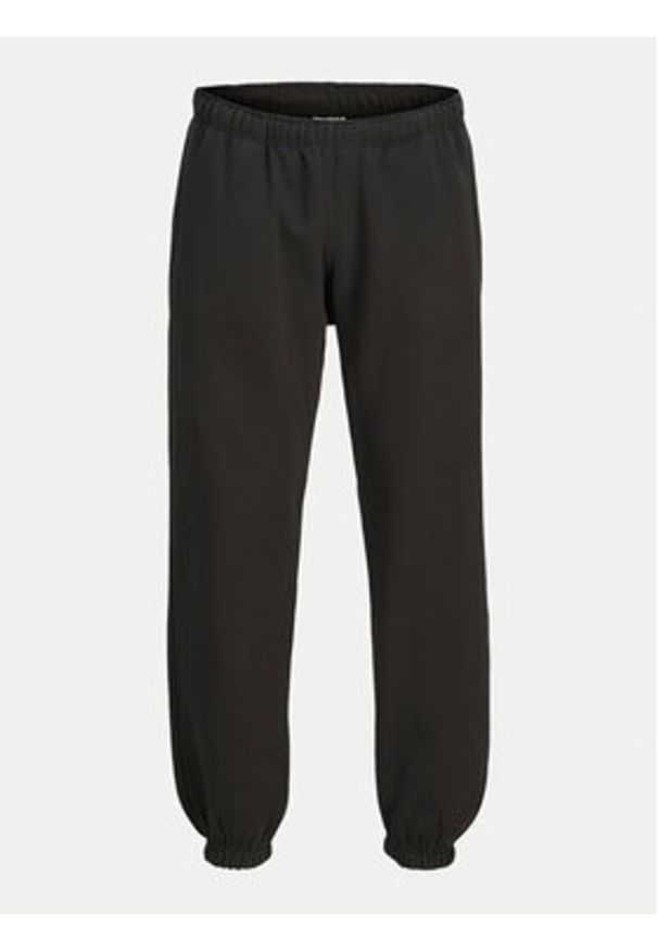 Jack & Jones - Jack&Jones Spodnie dresowe Bill Urban Edge 12263026 Czarny Relaxed Fit. Kolor: czarny. Materiał: bawełna, syntetyk