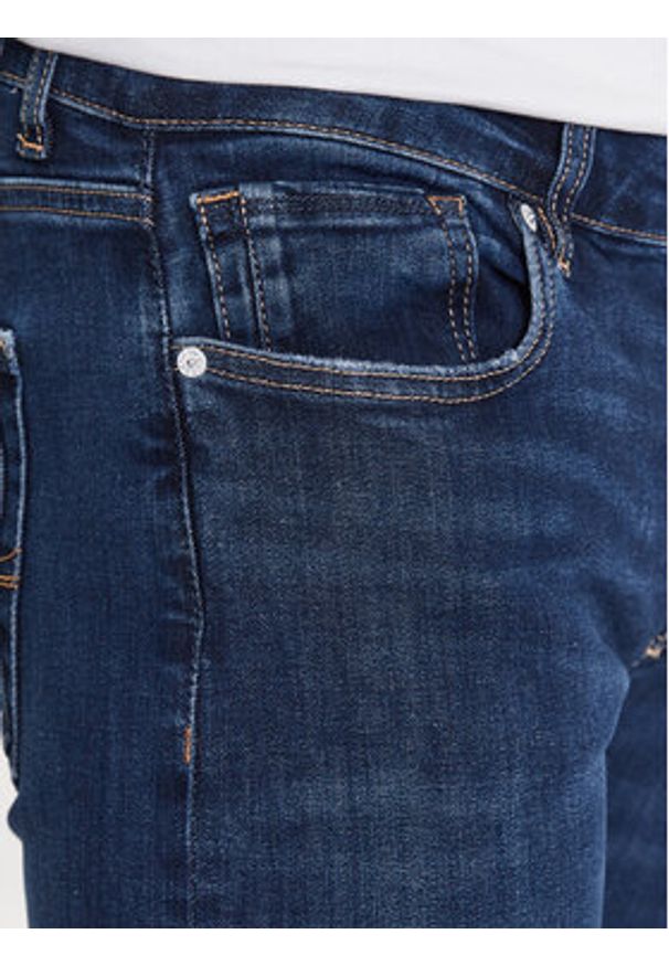 Guess Jeansy Miami M3YAN1 D52F1 Granatowy Skinny Fit. Kolor: niebieski