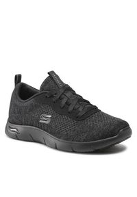 skechers - Skechers Sneakersy Lavish Wish 104272/BBK Czarny. Kolor: czarny. Materiał: materiał #2