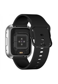 GARETT - Smartwatch Garett GRC Style srebrno-czarny. Rodzaj zegarka: smartwatch. Kolor: wielokolorowy, czarny, srebrny. Styl: casual, elegancki, sportowy #2
