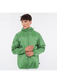 LEGEA - Kurtka przeciwdeszczowa męska ATACAMA przeciwwiatrowa. Kolor: zielony. Materiał: poliester. Sezon: zima. Sport: bieganie, fitness #1