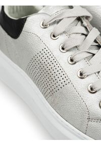 Baldinini Sneakersy | DE0410T10LA | Kobieta | Srebrny. Kolor: srebrny. Materiał: skóra. Wzór: nadruk, aplikacja #4