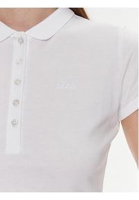 BOSS - Boss Polo Epola 50490960 Biały Slim Fit. Typ kołnierza: polo. Kolor: biały. Materiał: bawełna #3