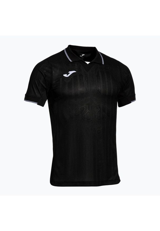 Koszulka sportowa męska Joma Fit One. Kolor: czarny. Materiał: poliester. Sport: piłka nożna