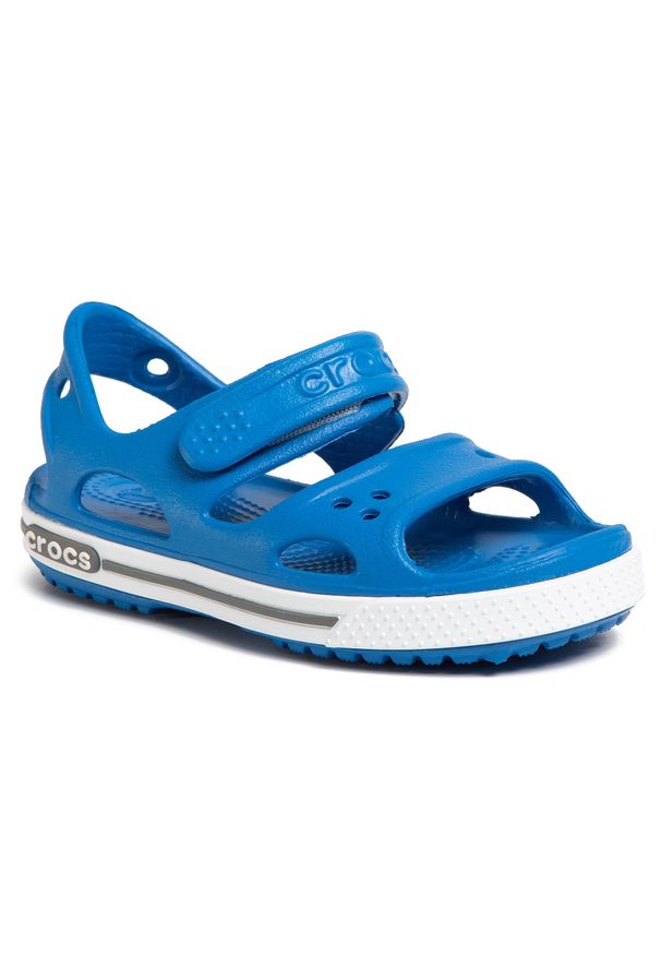 Crocs - Sandały CROCS - Crocband II Sandal Ps 14854 Bright Cobalt/Charcoal. Okazja: na spacer. Kolor: niebieski. Sezon: lato. Styl: klasyczny