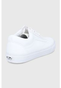 Vans Tenisówki UA Old Skool kolor biały na płaskiej podeszwie. Nosek buta: okrągły. Zapięcie: sznurówki. Kolor: biały. Materiał: guma. Obcas: na płaskiej podeszwie